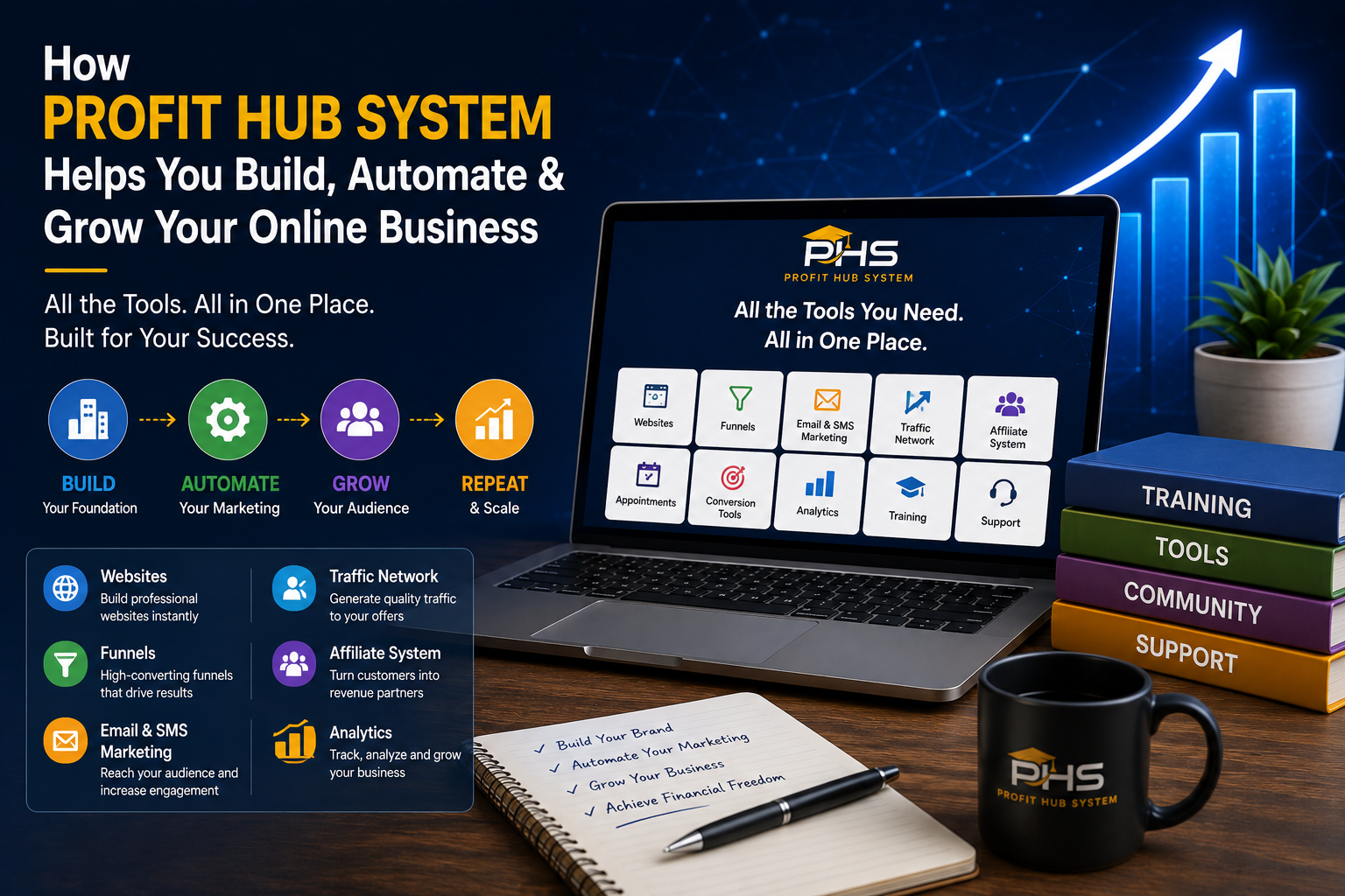 How Profit Hub System Helps You Build, Automate & Grow Your Online Business