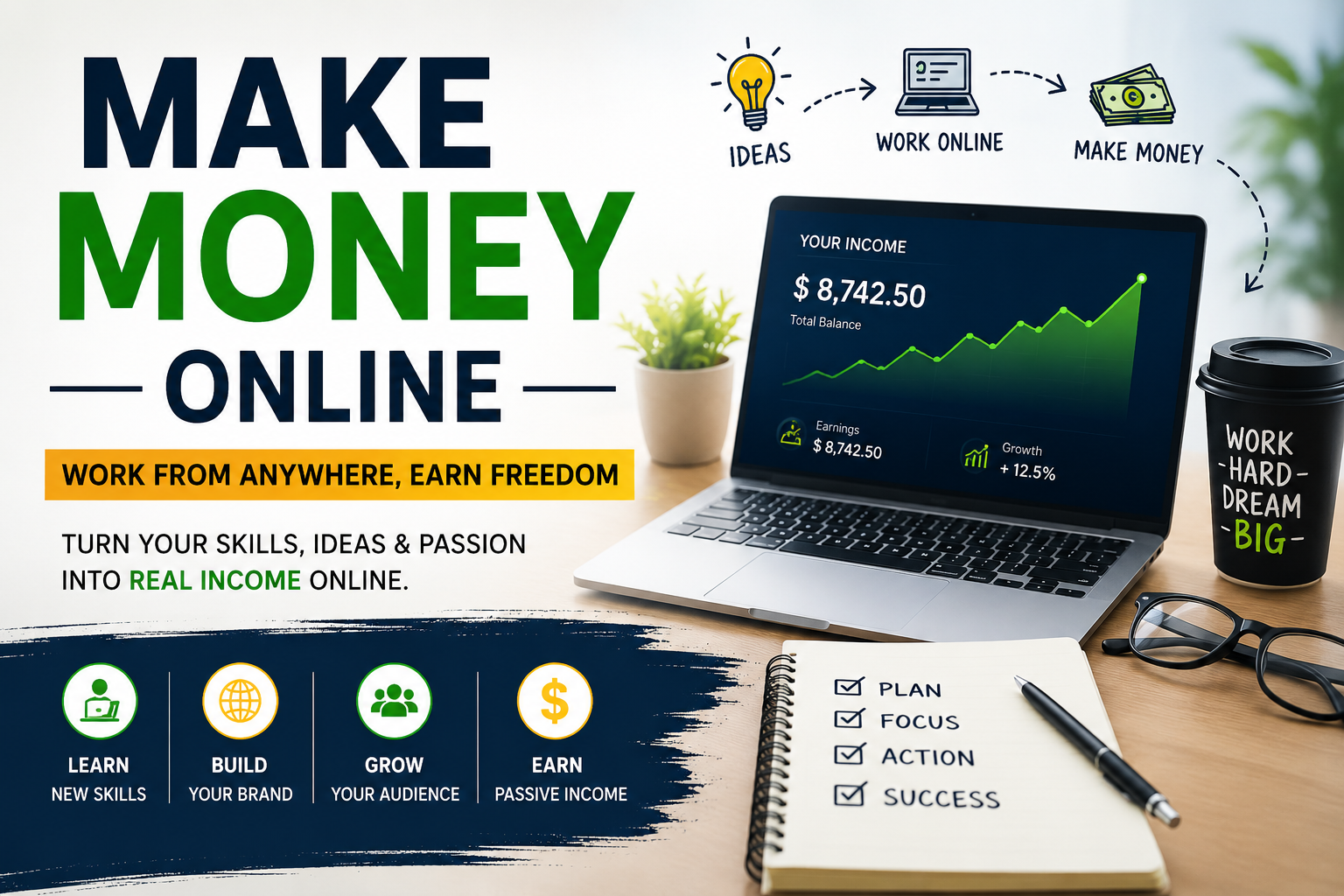 Make Money Online: Practical Ways to Build Income From Anywhere